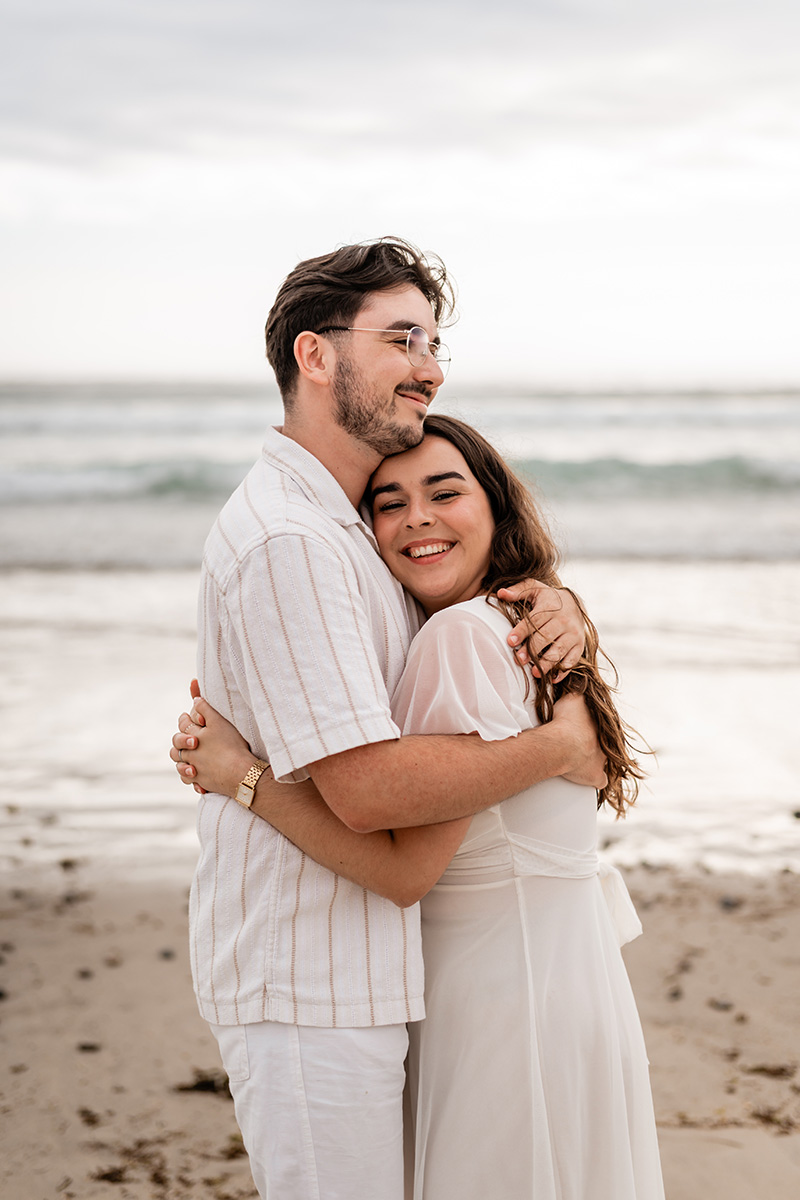 Séance photo couple à la plage