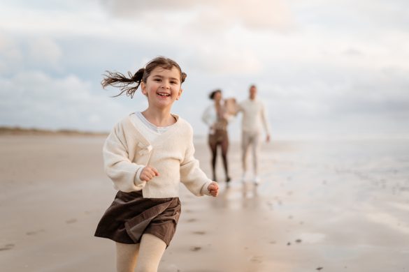 Courir sur la plage