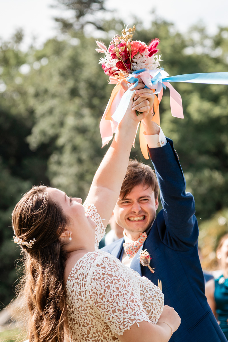 Mariage au Domaine de Kerenez : une arrivée en bateau pour une journée inoubliable