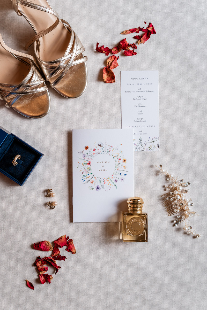 Mariage au Domaine de Kerenez : une arrivée en bateau pour une journée inoubliable